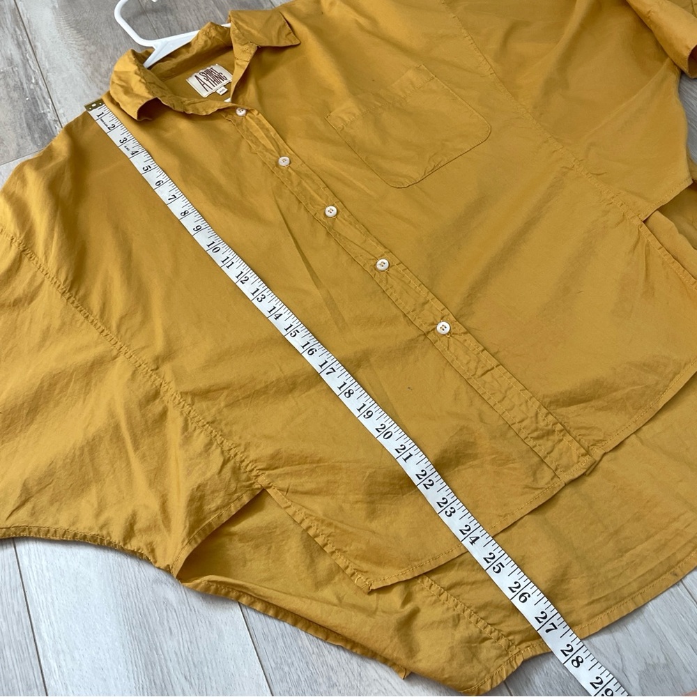 A Shirt Thing Buttonup Shirt dolman sleeve womens Orange (small) chic office - Picture 5 of 6